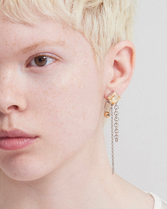JUSTINE CLENQUET | DEAN CLIP-ON EARRING | The Silence Company
