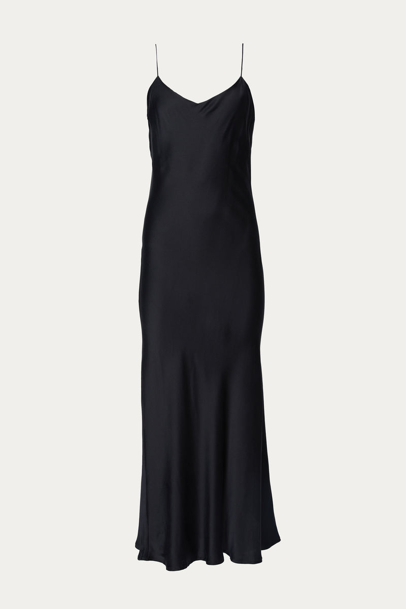 THE LYON SILK-SATIN MAXI DRESS | ASCENO | The Silence Co THE LYON SILK-SATIN MAXI DRESS | ASCENO | The Silence Co