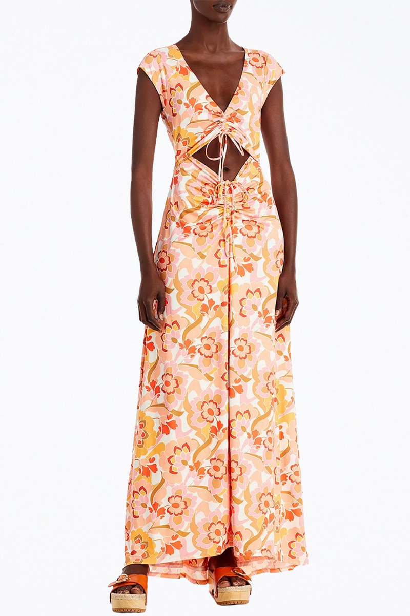 lizette maxi dress LISETTE LONG SLEEVE MAXI DRESS Line & Dot