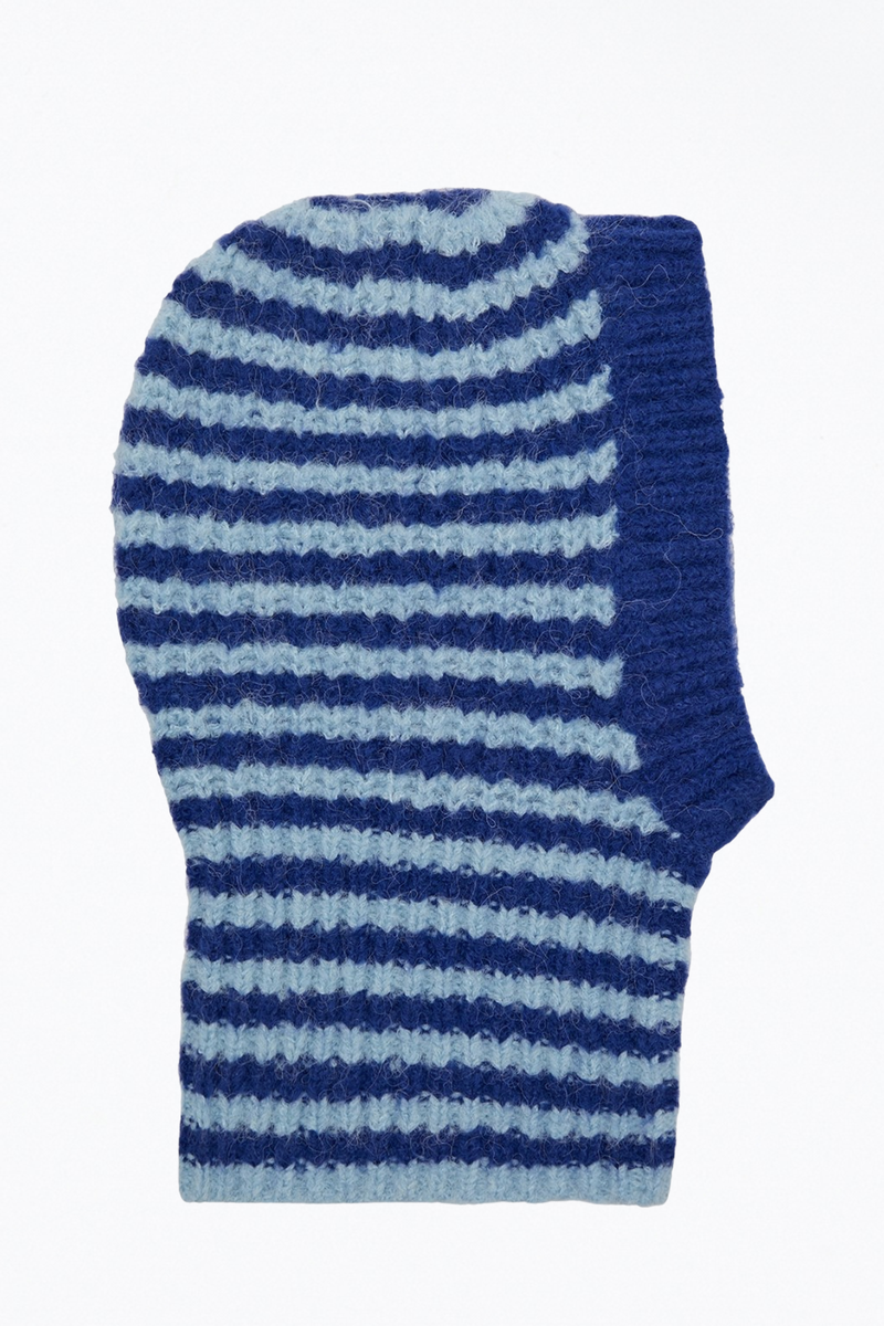 HELMSTEDT - BLUE ALISA ALPACA-BLEND BALACLAVA – The Silence Co display picture 1