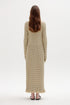 SINKLING RIBBED KNIT DRESS