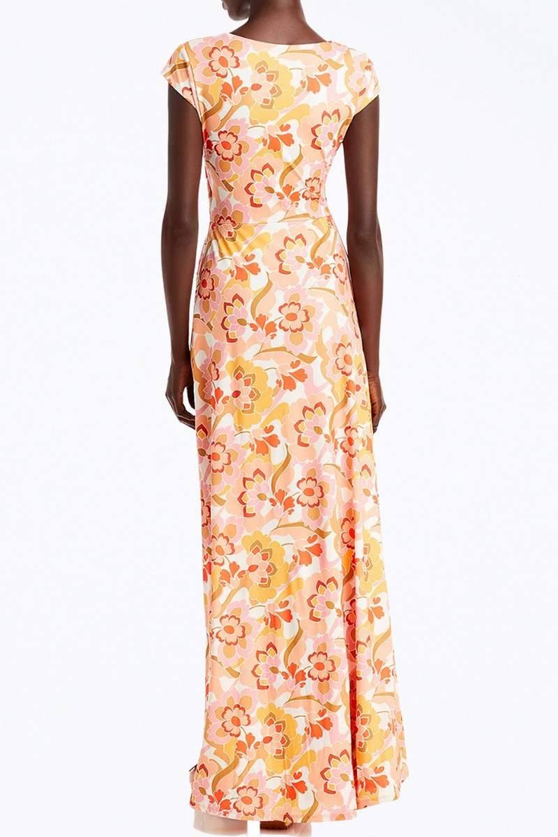 AFRM | LIZETTE CUTOUT SLINKY KNIT MAXI DRESS