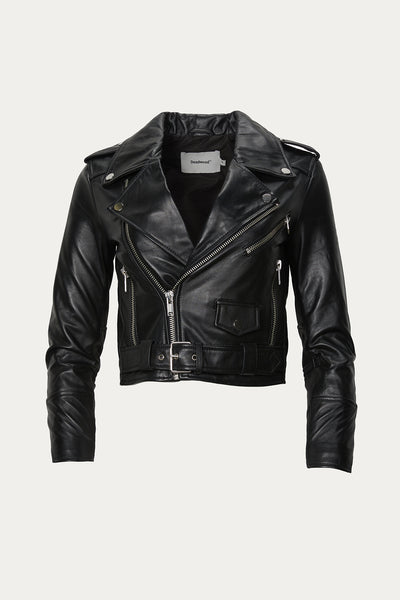 [MARGESHERWOOD] / ☆ LEATHER BIKER JACKET / black LEATHER BIKER JACKET_black - MARGESHERWOOD